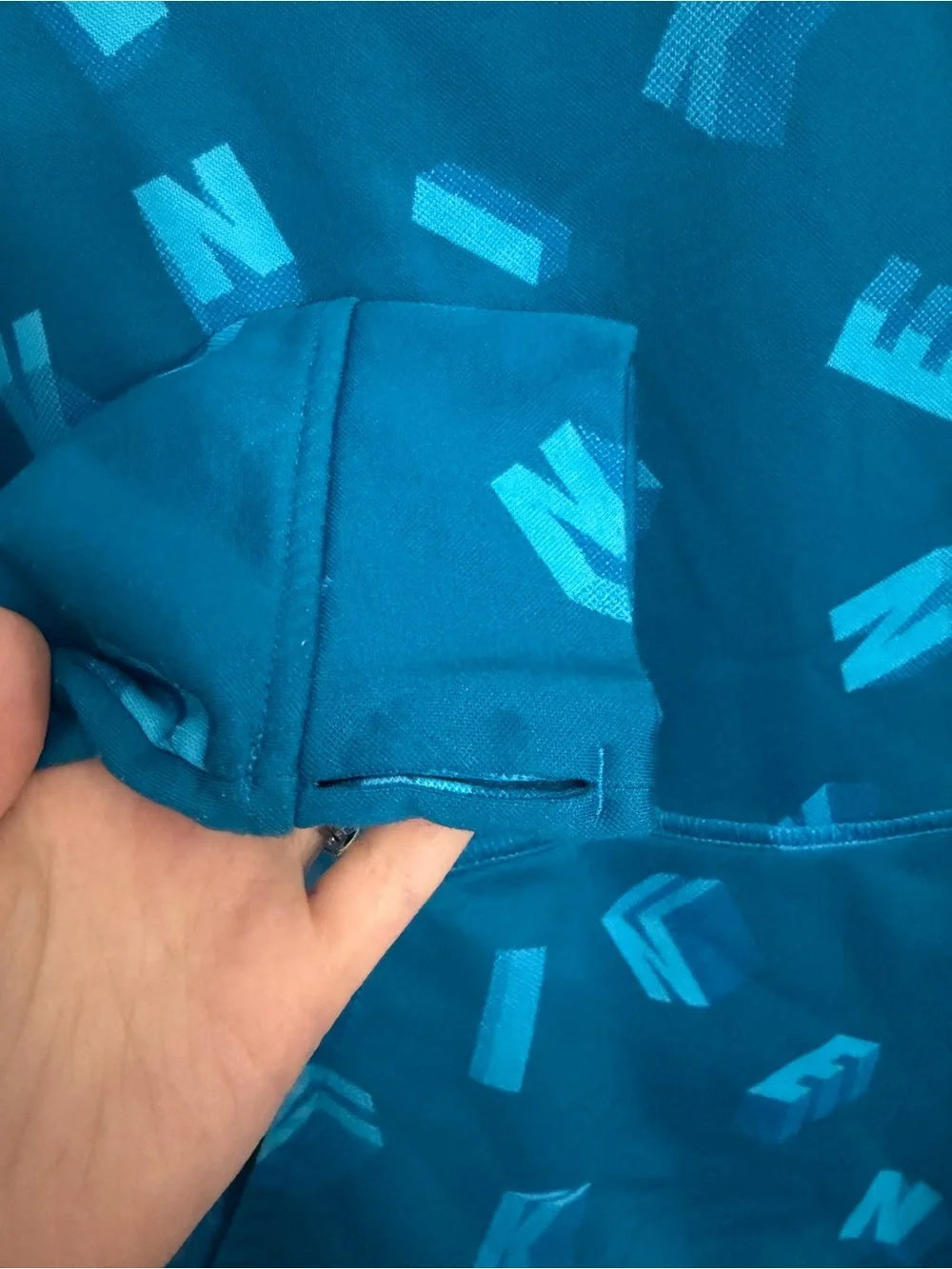 Nike Turquoise Blue Therma-FIT Pullover Hoodie